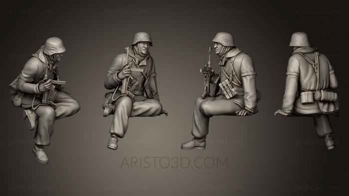 Military figurines (STKW_0214) 3D model for CNC machine